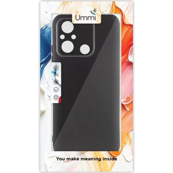 Чехол Silicone Cover Ummi Lakshmi Full Camera (AA) для Xiaomi Redmi 12C / Poco C55 — Черный — фото 2