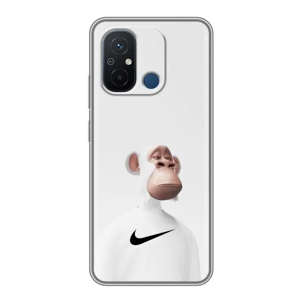 Чехол с принтом «обезьяна NFT Nike» для Xiaomi Redmi 12C Чехол с принтом «обезьяна NFT Nike» для Xiaomi Redmi 12C