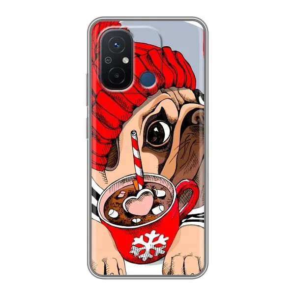 Чехол с принтом «Собачка в шапке» для Xiaomi Redmi 12C Чехол с принтом «Собачка в шапке» для Xiaomi Redmi 12C