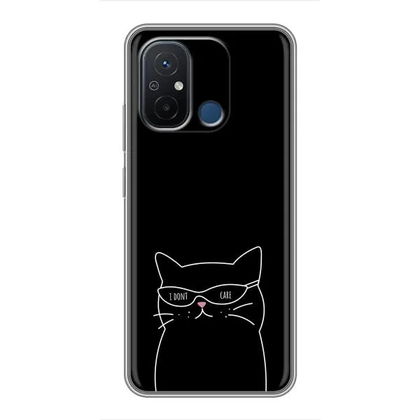 Чехол с принтом «Равнодушный кот» для Xiaomi Redmi 12C Чехол с принтом «Равнодушный кот» для Xiaomi Redmi 12C