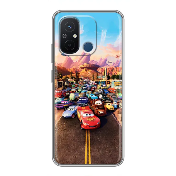 Чехол с принтом «Тачки на трассе» для Xiaomi Redmi 12C Чехол с принтом «Тачки на трассе» для Xiaomi Redmi 12C