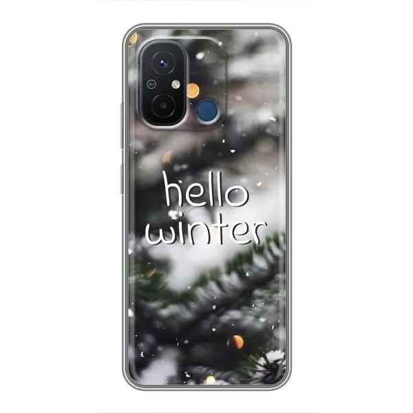 Чехол с принтом «Hello winter» для Xiaomi Redmi 12C Чехол с принтом «Hello winter» для Xiaomi Redmi 12C