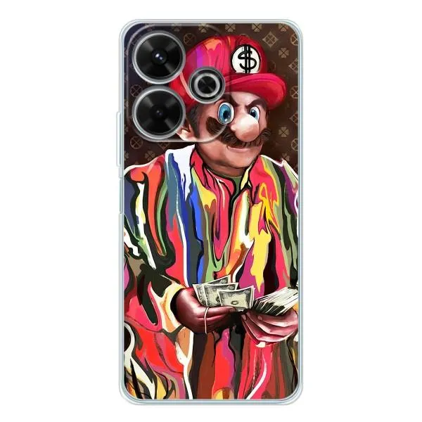 Чехол с принтом «Mario LV» для Xiaomi Redmi 13 Чехол с принтом «Mario LV» для Xiaomi Redmi 13