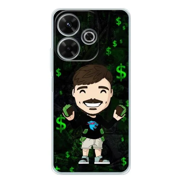 Чехол с принтом «Блогер Beast» для Xiaomi Redmi 13