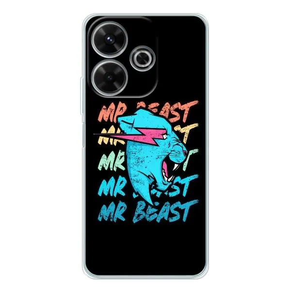 Чехол с принтом «logo Mr beast» для Xiaomi Redmi 13