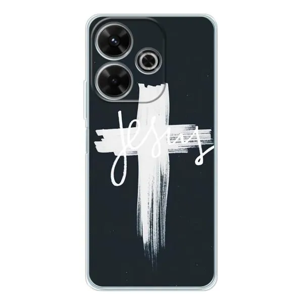 Чехол с принтом «Иисус» для Xiaomi Redmi 13