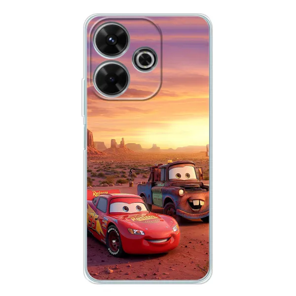 Чехол с принтом «Маквин и Метр» для Xiaomi Redmi 13 Чехол с принтом «Маквин и Метр» для Xiaomi Redmi 13