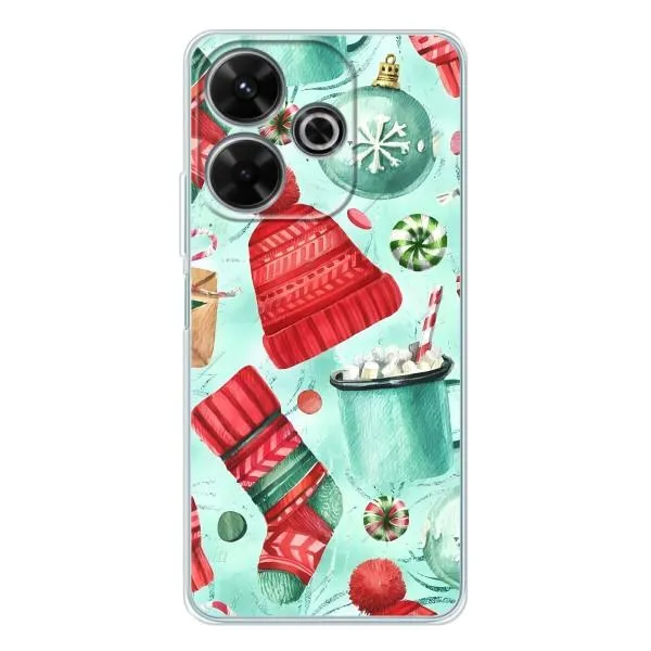Чехол с принтом «Одежда НГ» для Xiaomi Redmi 13 Чехол с принтом «Одежда НГ» для Xiaomi Redmi 13