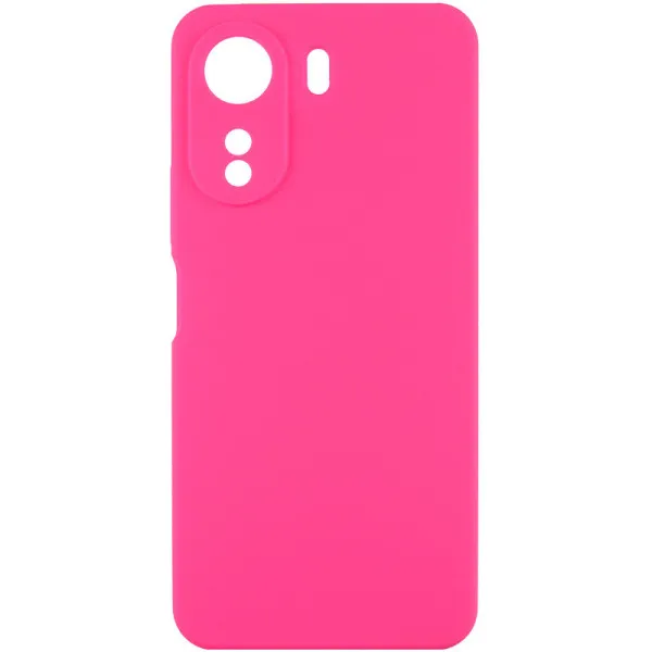 Чехол Silicone Cover Lakshmi Full Camera (AAA) для Xiaomi Redmi 13C / Poco C65 — Розовый — фото 1