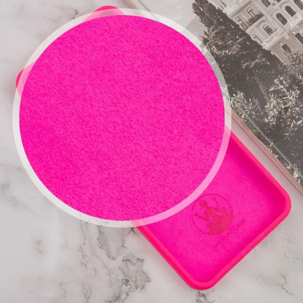 Чехол Silicone Cover Lakshmi Full Camera (AAA) для Xiaomi Redmi 13C / Poco C65 — Розовый — фото 4