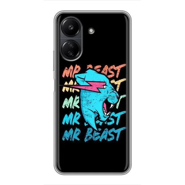 Чехол с принтом «logo Mr beast» для Xiaomi Redmi 13C Чехол с принтом «logo Mr beast» для Xiaomi Redmi 13C