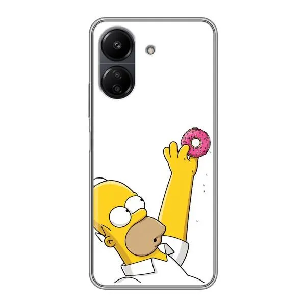 Чехол с принтом «Гомер с пончиком» для Xiaomi Redmi 13C Чехол с принтом «Гомер с пончиком» для Xiaomi Redmi 13C