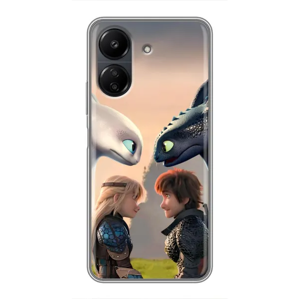 Чехол с принтом «Иккинг и Астрид» для Xiaomi Redmi 13C Чехол с принтом «Иккинг и Астрид» для Xiaomi Redmi 13C