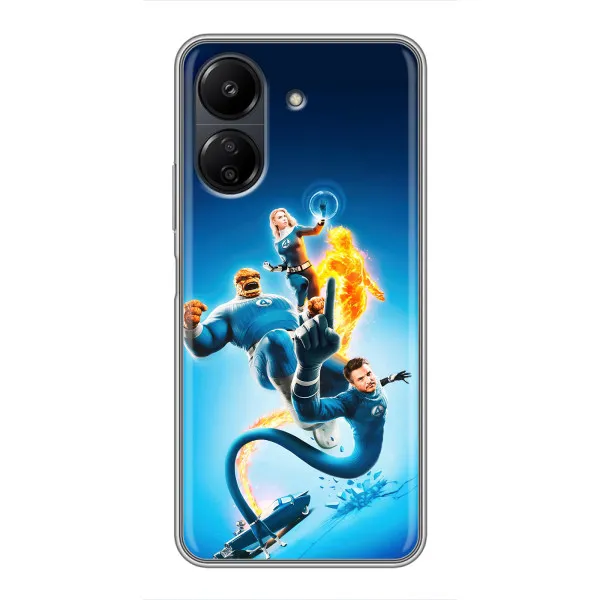 Чехол с принтом «Герои Фантастическая Четверка» для Xiaomi Redmi 13C Чехол с принтом «Герои Фантастическая Четверка» для Xiaomi Redmi 13C