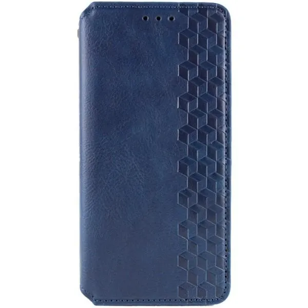 Кожаный чехол-книжка GETMAN Cubic (PU) для Xiaomi Redmi 14C / Poco C75 — Синий — фото 1 Кожаный чехол-книжка GETMAN Cubic (PU) для Xiaomi Redmi 14C / Poco C75 — Синий — фото 1