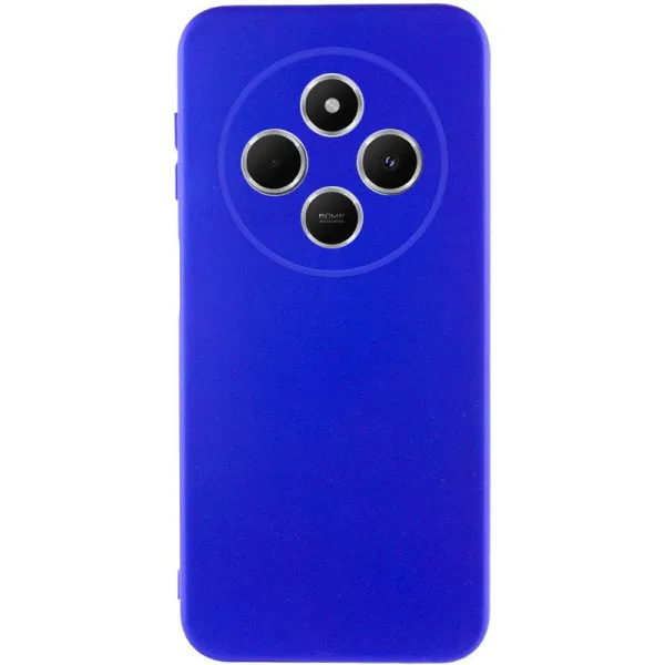 Чехол TPU GETMAN Liquid Silk Full Camera для Xiaomi Redmi 14C / Poco C75 — Синий — фото 1