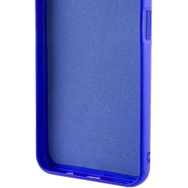 Чехол TPU GETMAN Liquid Silk Full Camera для Xiaomi Redmi 14C / Poco C75 — Синий — фото 2