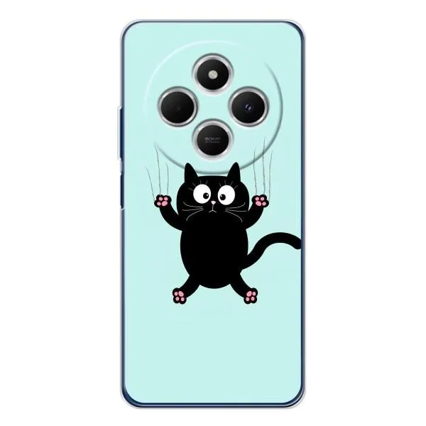 Чехол с принтом «Падающий кот» для Xiaomi Redmi 14R 5G