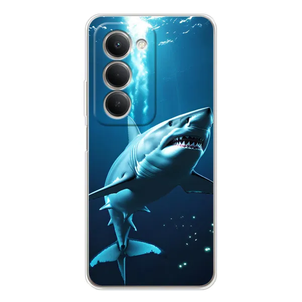 Чехол с принтом «Акула под водой» для Xiaomi Redmi 15 5G