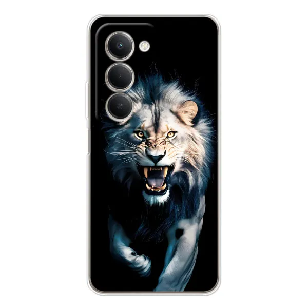 Чехол с принтом «Лев в темноте» для Xiaomi Redmi 15 5G