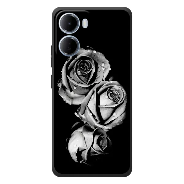 Чехол с принтом «Черная роза» для Xiaomi Redmi 15a Чехол с принтом «Черная роза» для Xiaomi Redmi 15a
