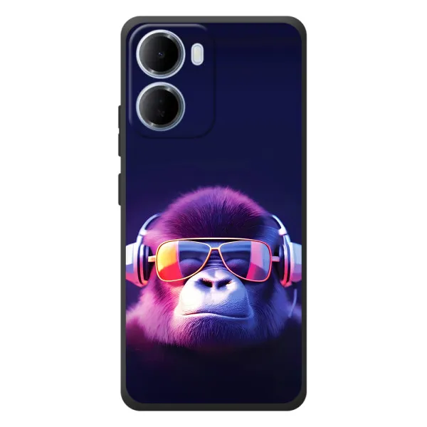 Чехол с принтом «Стильная обезьяна» для Xiaomi Redmi 15a