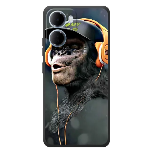 Чехол с принтом «В наушниках» для Xiaomi Redmi 15a