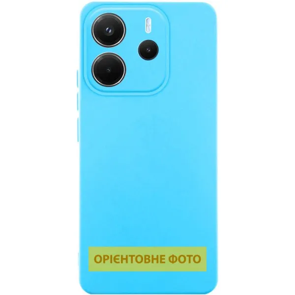 Чехол Silicone Cover Ummi Lakshmi Full Camera (AA) для Xiaomi Redmi 15C (EU) — Голубой