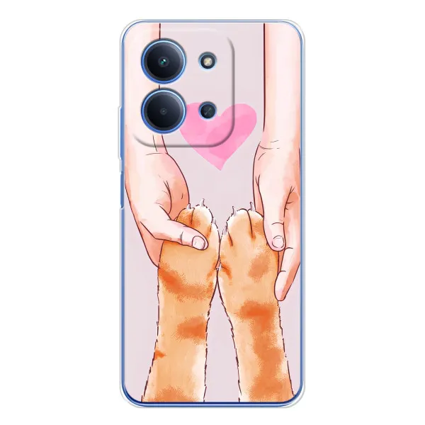 Чехол с принтом «Любовь к котикам» для Xiaomi Redmi 15C Чехол с принтом «Любовь к котикам» для Xiaomi Redmi 15C