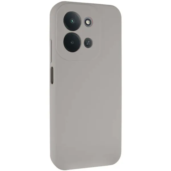 Чохол TPU GETMAN Liquid Silk Full Camera для Xiaomi Redmi 17 — Сірий Чохол TPU GETMAN Liquid Silk Full Camera для Xiaomi Redmi 17 — Сірий