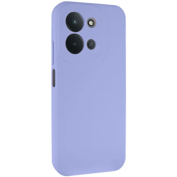 Чохол TPU GETMAN Liquid Silk Full Camera для Xiaomi Redmi 17 — Бузковий Чохол TPU GETMAN Liquid Silk Full Camera для Xiaomi Redmi 17 — Бузковий