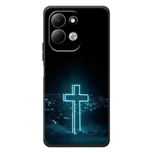 Чохол з принтом «Хрест і місто» для Xiaomi Redmi 17 Чохол з принтом «Хрест і місто» для Xiaomi Redmi 17