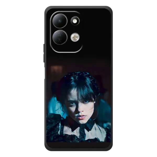 Чехол с принтом «взгляд Уэнздей» для Xiaomi Redmi 17