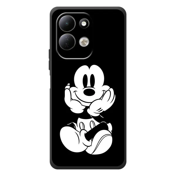 Чехол с принтом «Микки на черном» для Xiaomi Redmi 17 Чехол с принтом «Микки на черном» для Xiaomi Redmi 17