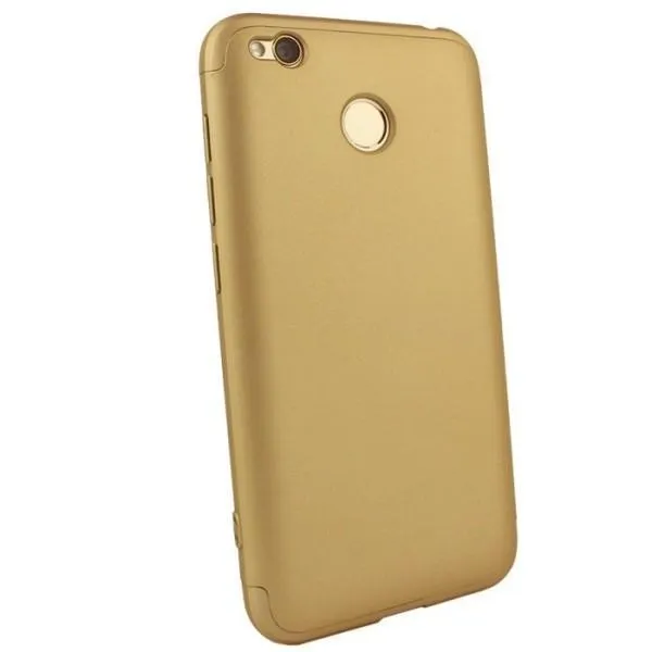 Чехол пластиковая накладка Full Defence 360' для Xiaomi Redmi 4X — Золотой — фото 4 Чехол пластиковая накладка Full Defence 360' для Xiaomi Redmi 4X — Золотой — фото 4