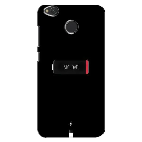 Чехол с принтом «Love battery» для Xiaomi Redmi 4X Чехол с принтом «Love battery» для Xiaomi Redmi 4X