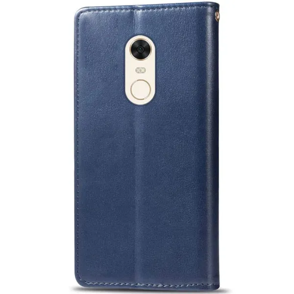 Кожаный чехол-книжка GETMAN Gallant (PU) для Xiaomi Redmi 5 Plus / Redmi Note 5 (Single Camera) — Синий — фото 4