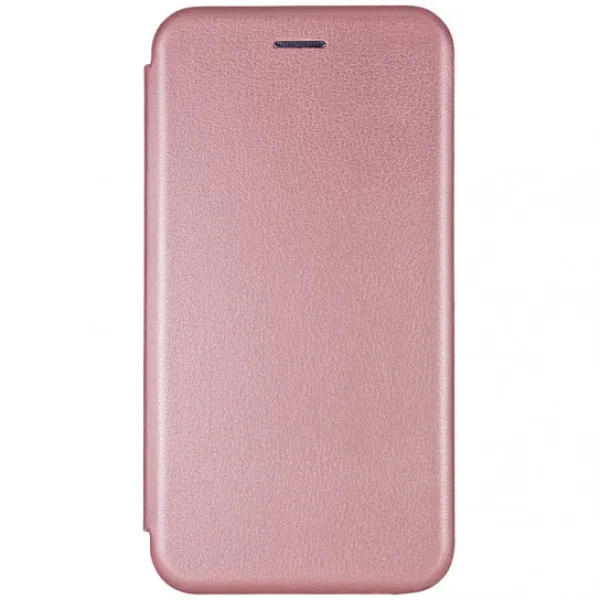 Кожаный чехол-книжка Classy для Xiaomi Redmi 7 — Rose Gold — фото 1