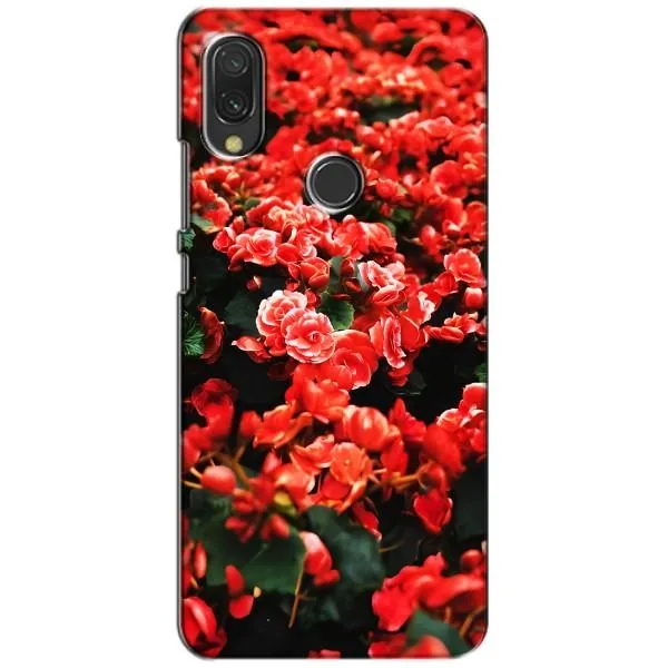Чехол с принтом «Цветы красные» для Xiaomi Redmi 7