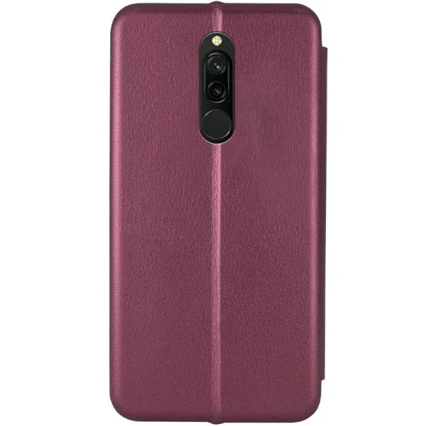 Кожаный чехол-книжка Classy для Xiaomi Redmi 8 — Бордовый — фото 2 Кожаный чехол-книжка Classy для Xiaomi Redmi 8 — Бордовый — фото 2