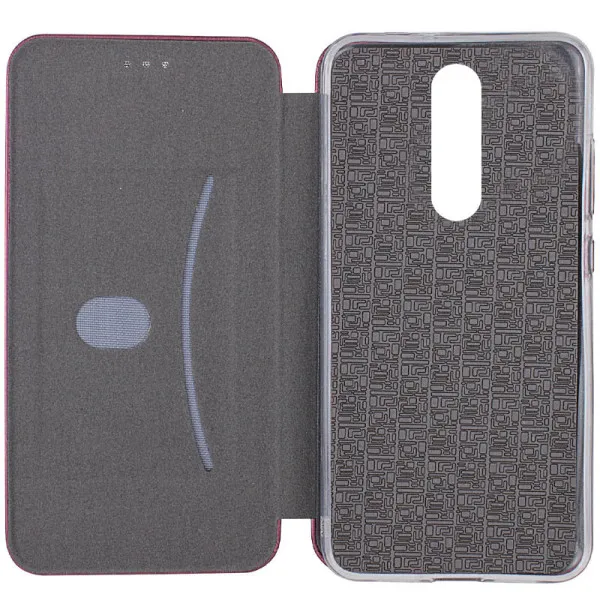 Кожаный чехол-книжка Classy для Xiaomi Redmi 8 — Бордовый — фото 5 Кожаный чехол-книжка Classy для Xiaomi Redmi 8 — Бордовый — фото 5