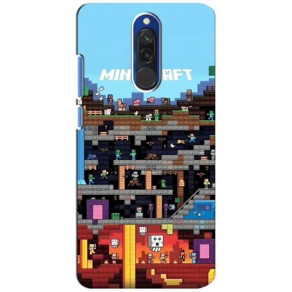 Чехол с принтом «фон Minecraft» для Xiaomi Redmi 8