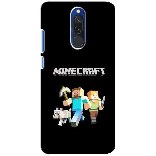 Чехол с принтом «герои Minecraft» для Xiaomi Redmi 8