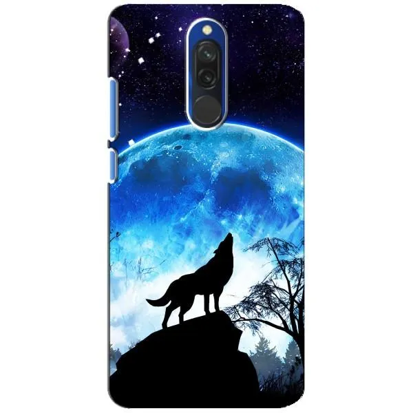 Чехол с принтом «Волк на луну» для Xiaomi Redmi 8 Чехол с принтом «Волк на луну» для Xiaomi Redmi 8
