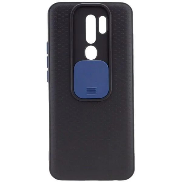 Чохол Camshield Black TPU зі шторкою, що захищає камеру для Xiaomi Redmi 9 — Синій — фото 3