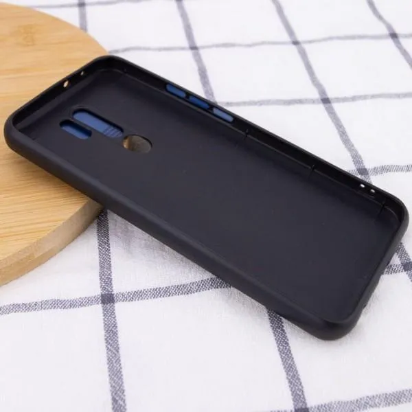 Чохол Camshield Black TPU зі шторкою, що захищає камеру для Xiaomi Redmi 9 — Синій — фото 5