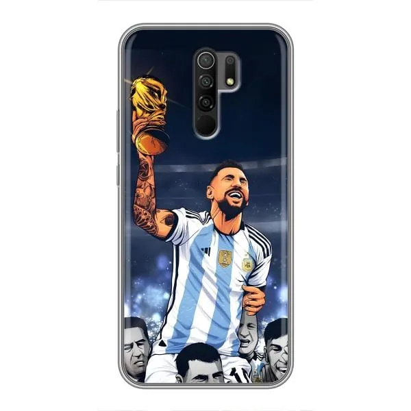 Чехол с принтом «Месси с кубком» для Xiaomi Redmi 9 Чехол с принтом «Месси с кубком» для Xiaomi Redmi 9