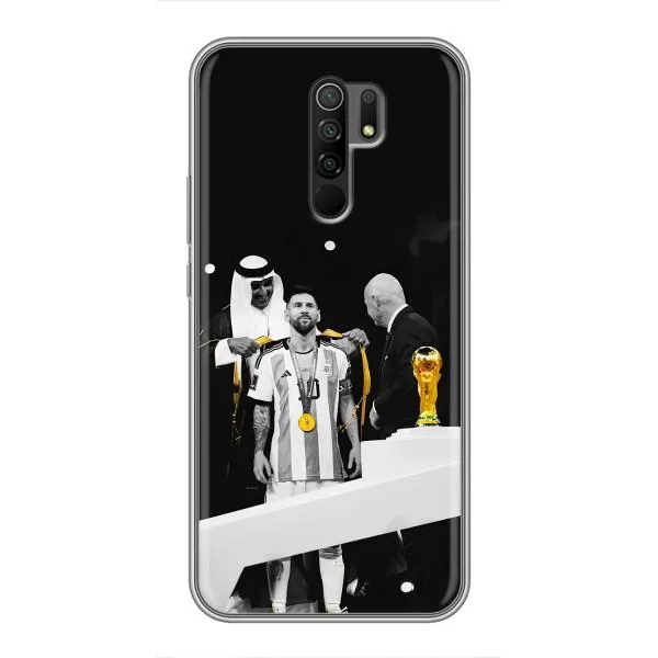 Чехол с принтом «Месси в накидке» для Xiaomi Redmi 9 Чехол с принтом «Месси в накидке» для Xiaomi Redmi 9