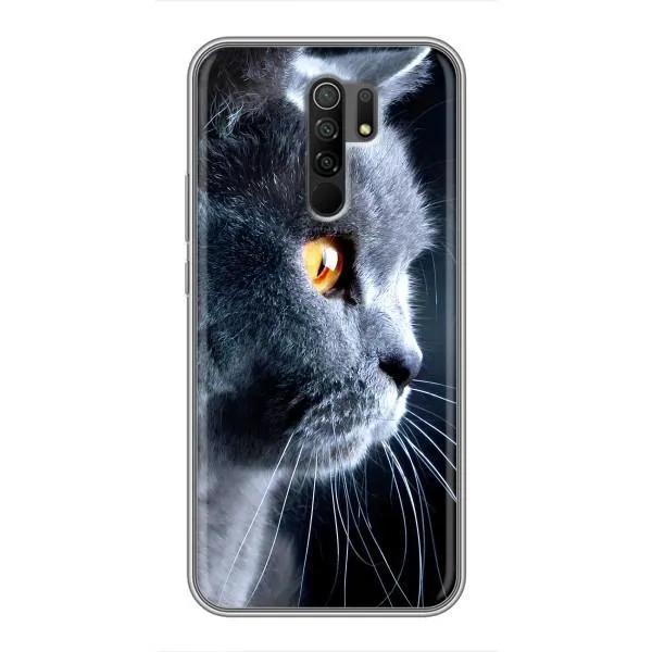Чехол с принтом «Серый Кот» для Xiaomi Redmi 9