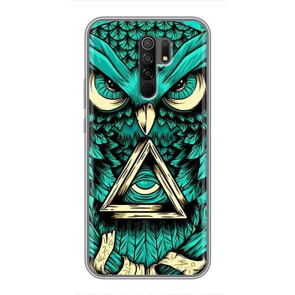 Чехол с принтом «Сова с глазом» для Xiaomi Redmi 9 Чехол с принтом «Сова с глазом» для Xiaomi Redmi 9